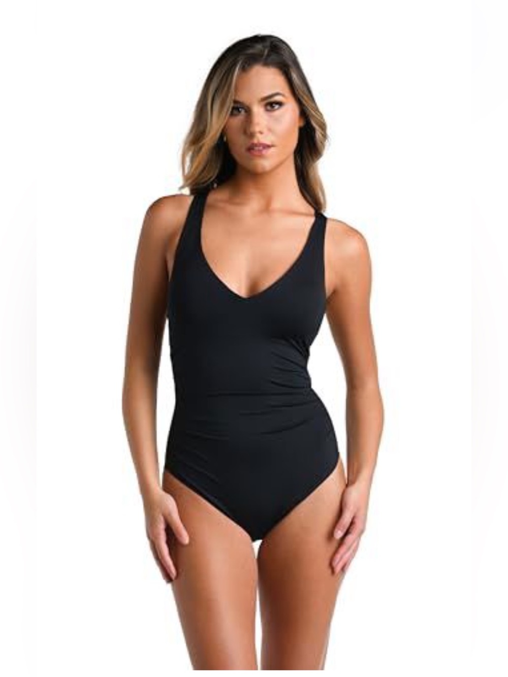 La Blanca Island Goddess Soft Strap Over the Shoulder Bathing Suit 10